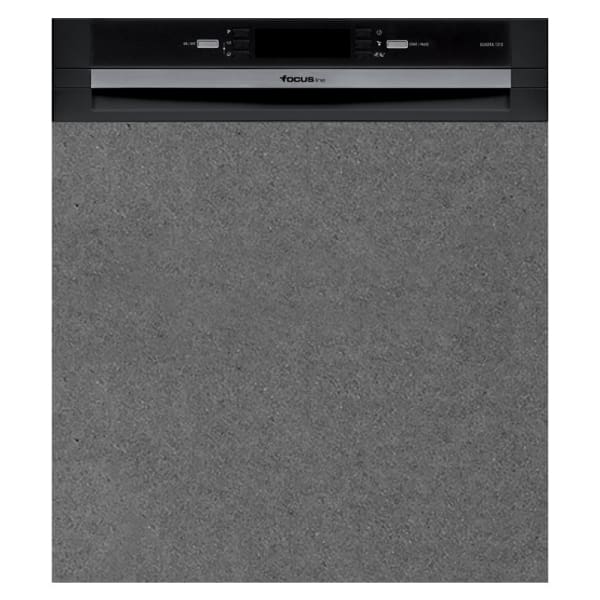 Lave vaisselle FOCUS 14 couverts semi encastrable noir et inox (QUADRA.1310) Lave vaisselle FOCUS 14 couverts semi encastrable noir et inox (QUADRA.1310)